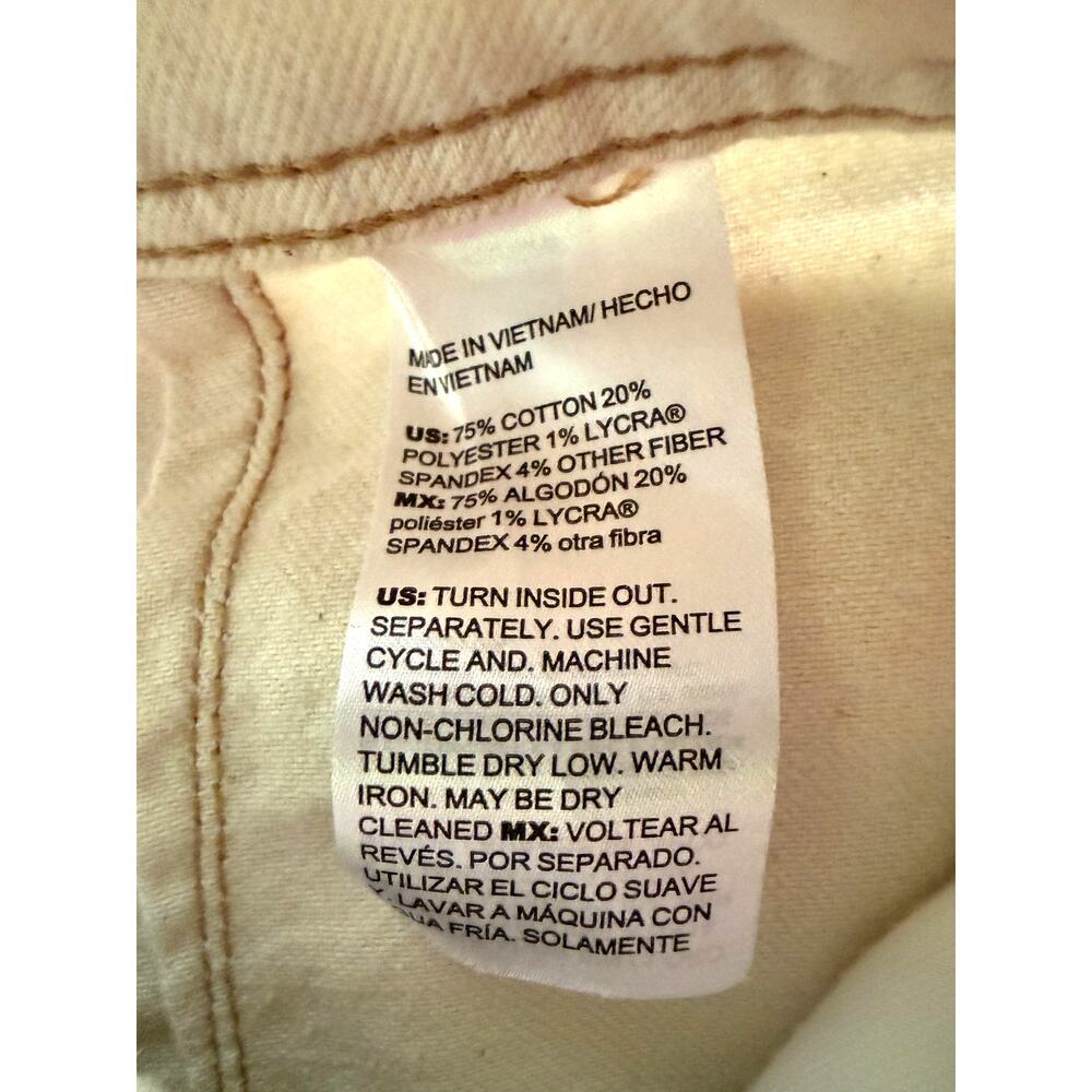 Chico's So Slimming Cropped Trouser Pants Beige Stretch Wide Leg Size 2 (US 12) - Picture 4 of 7